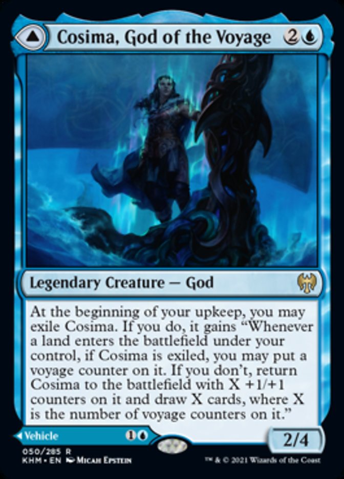 Cosima, God of the Voyage // The Omenkeel [Kaldheim] | Golgari Games