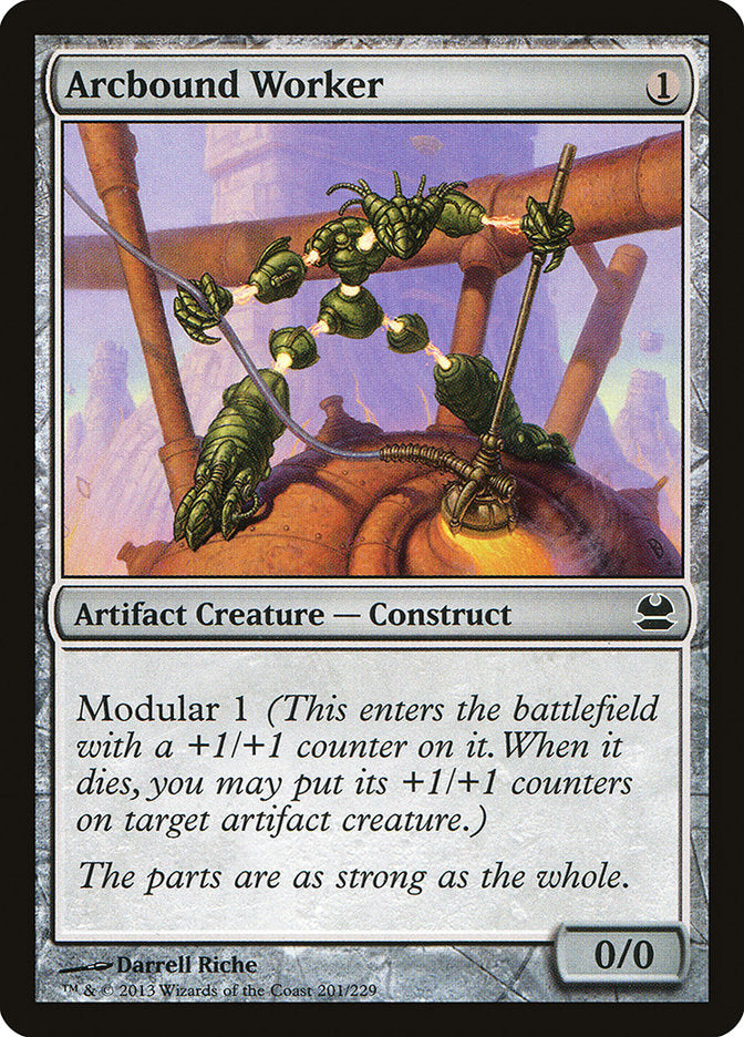 Arcbound Worker [Modern Masters] | Golgari Games