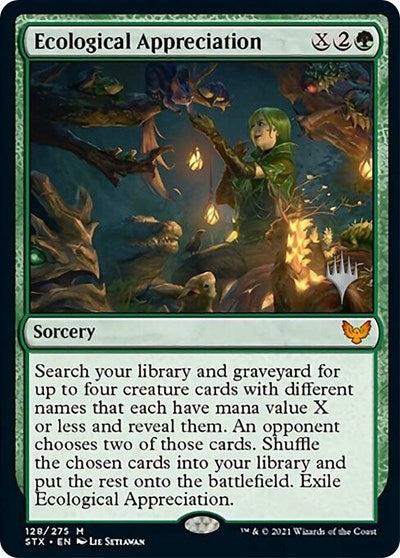 Ecological Appreciation (Promo Pack) [Strixhaven: School of Mages Promos] | Local Legends