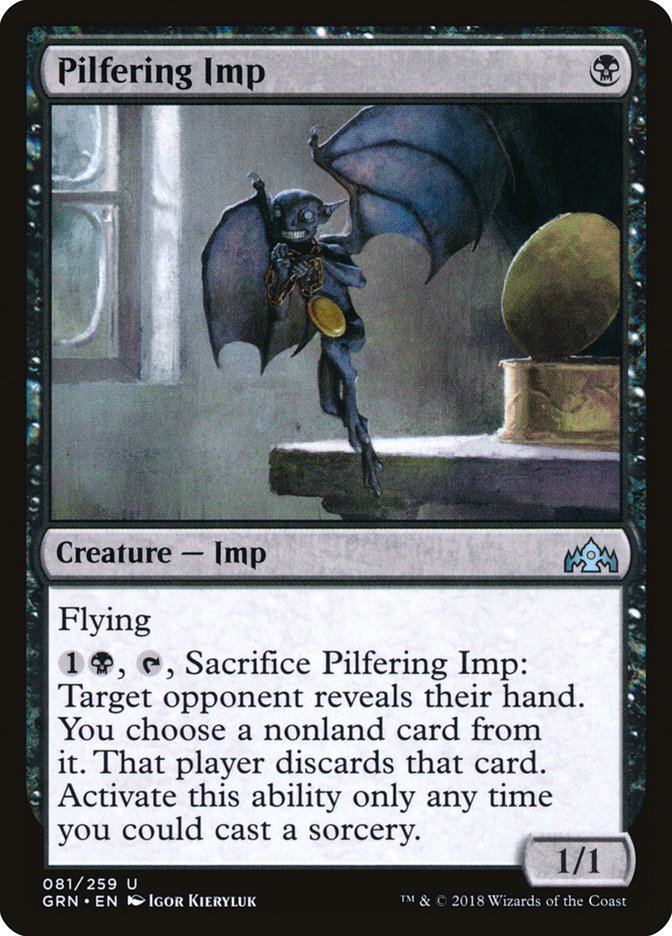 Pilfering Imp [Guilds of Ravnica] | Golgari Games