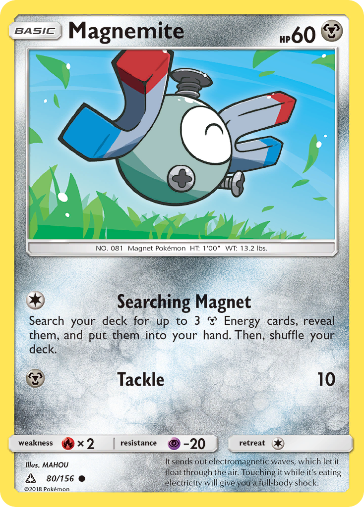 Magnemite (80/156) [Sun & Moon: Ultra Prism] | Golgari Games