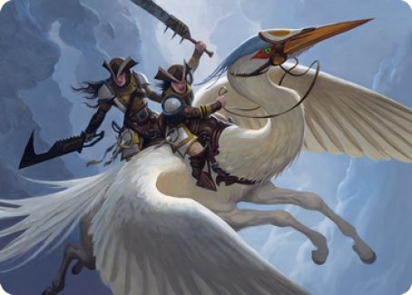 Gryffwing Cavalry Art Card [Innistrad: Crimson Vow Art Series] | Local Legends