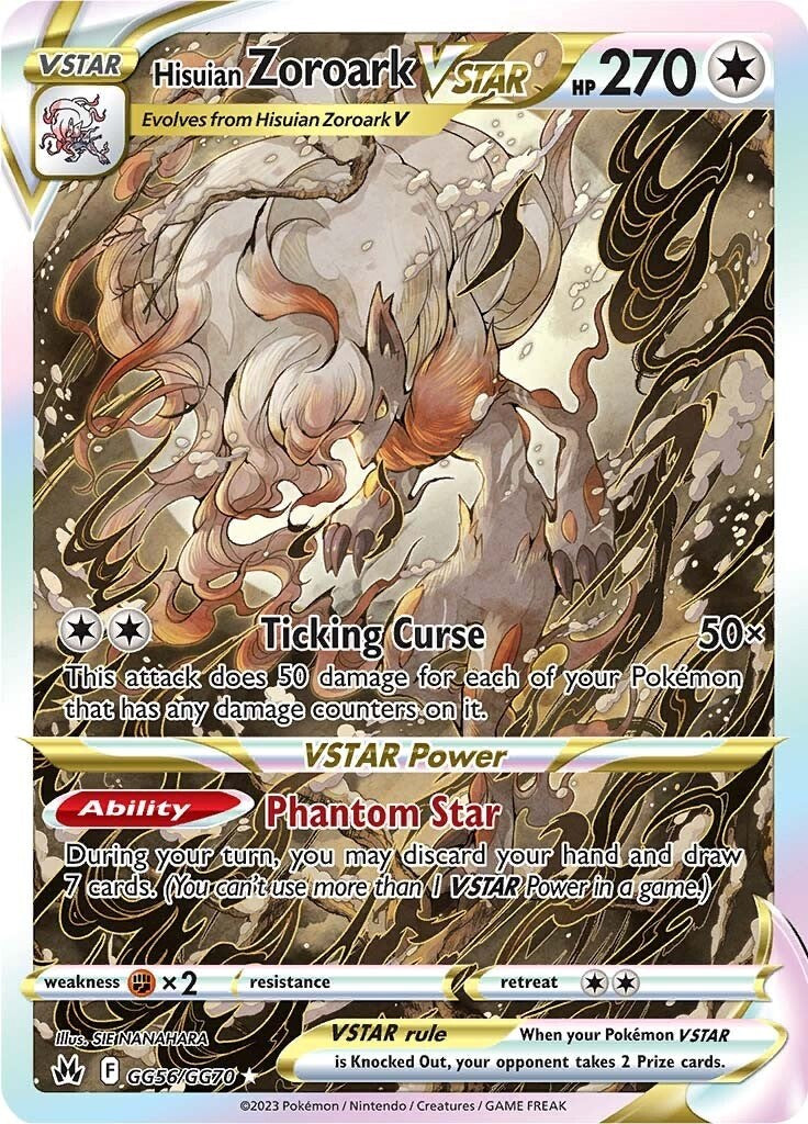 Hisuian Zoroark VSTAR (GG56/GG70) [Sword & Shield: Crown Zenith] | Local Legends