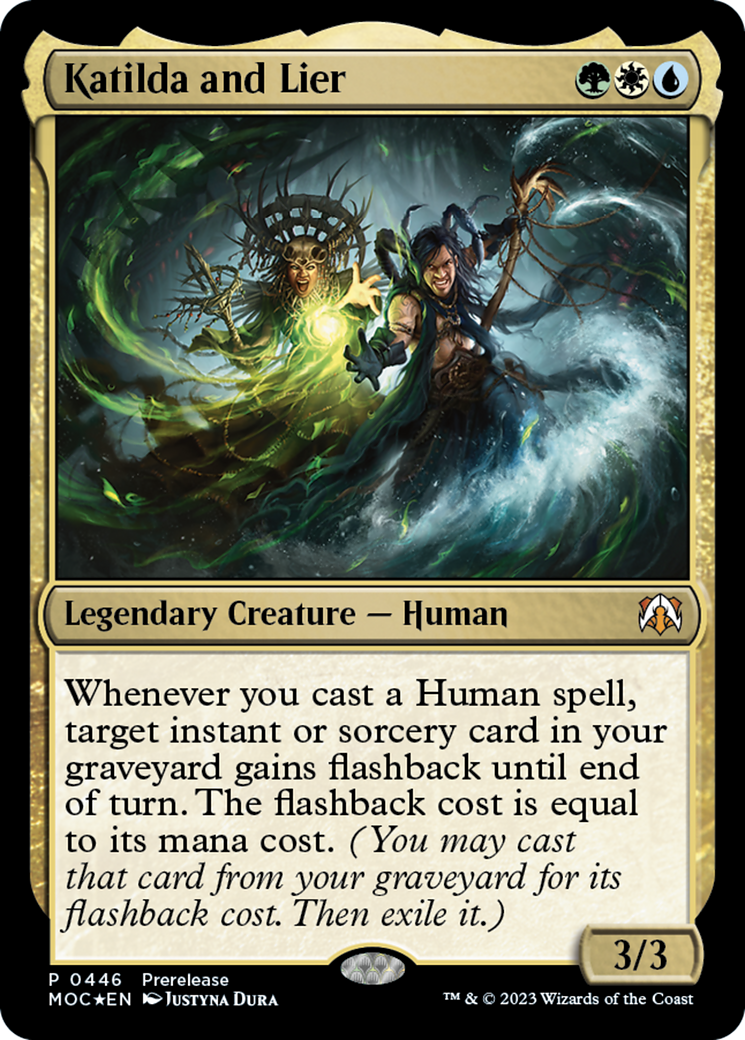 Katilda and Lier [March of the Machine Commander Prerelease Promos] | Local Legends