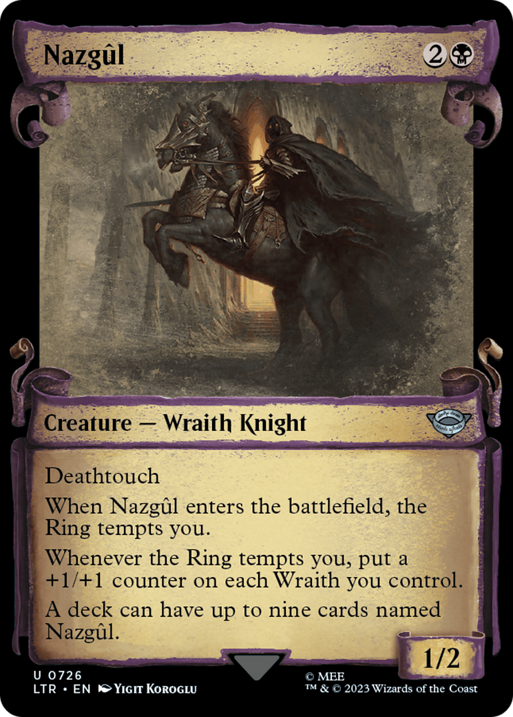 Nazgul (0726) [The Lord of the Rings: Tales of Middle-Earth Showcase Scrolls] | Golgari Games