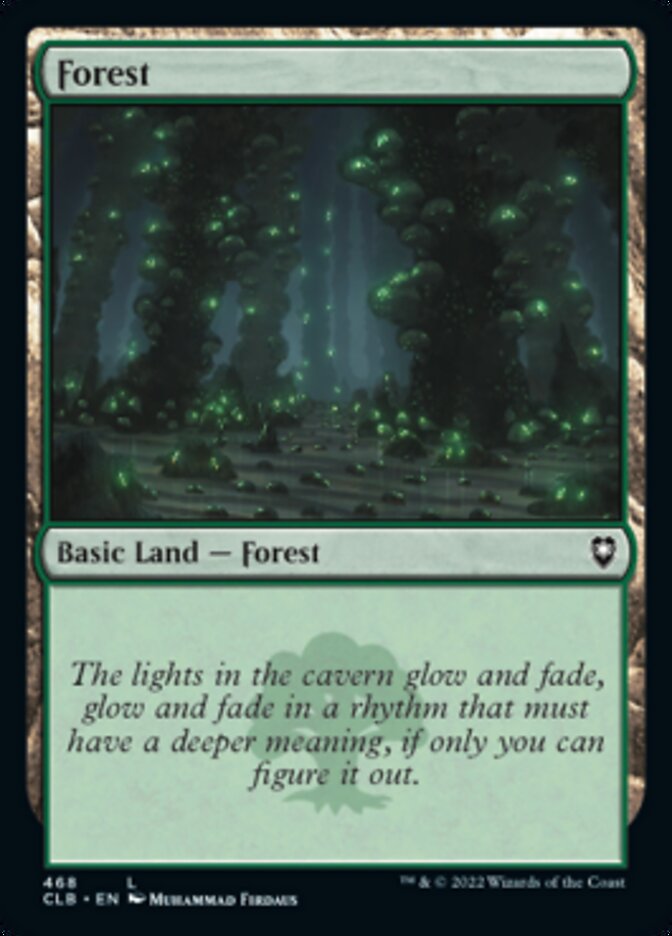 Forest (468) [Commander Legends: Battle for Baldur's Gate] | Golgari Games