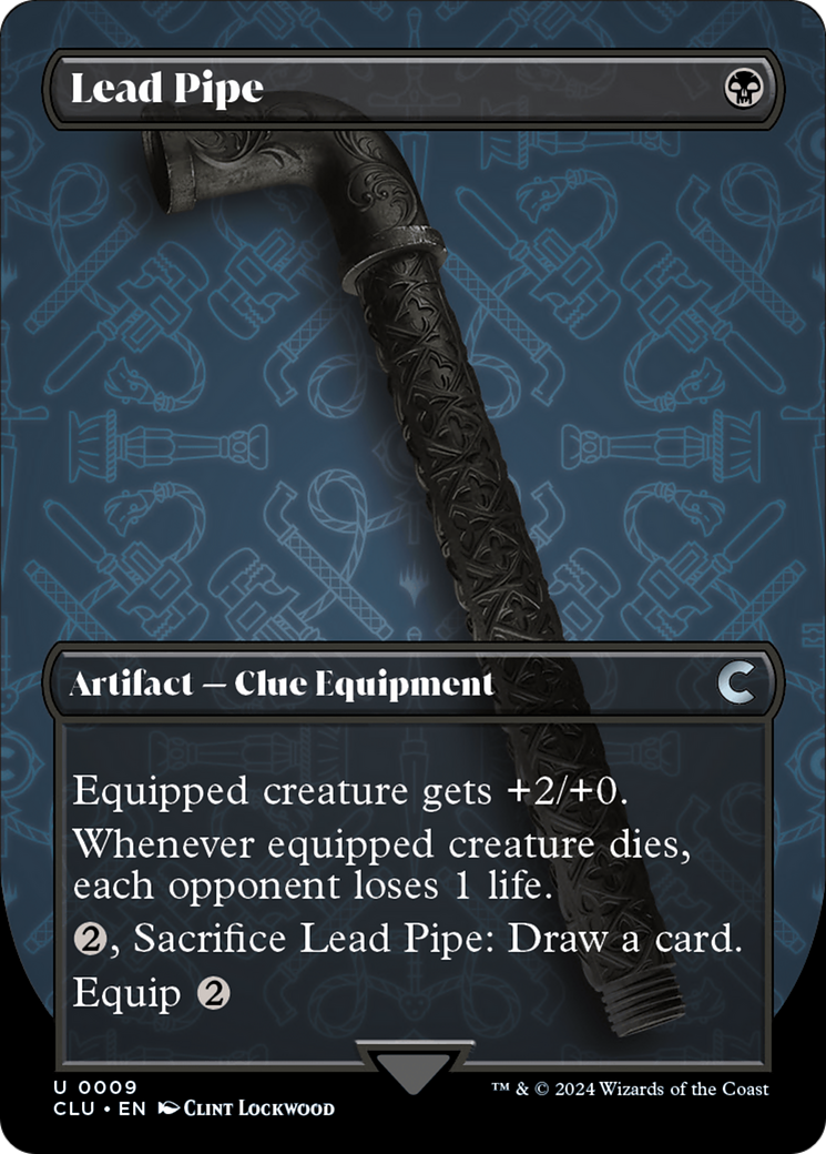 Lead Pipe (Borderless) [Ravnica: Clue Edition] | Local Legends