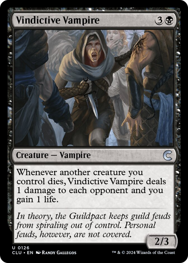 Vindictive Vampire [Ravnica: Clue Edition] | Golgari Games