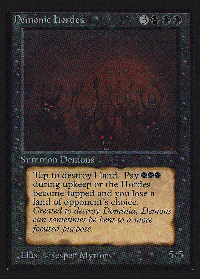 Demonic Hordes [Collectors' Edition] | Golgari Games