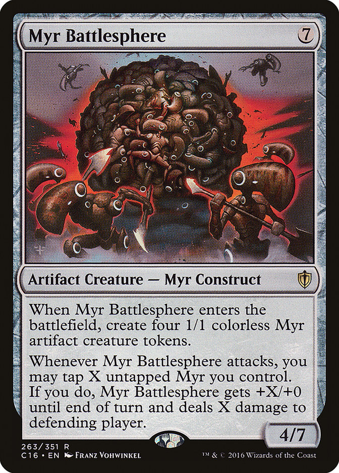 Myr Battlesphere [Commander 2016] | Golgari Games