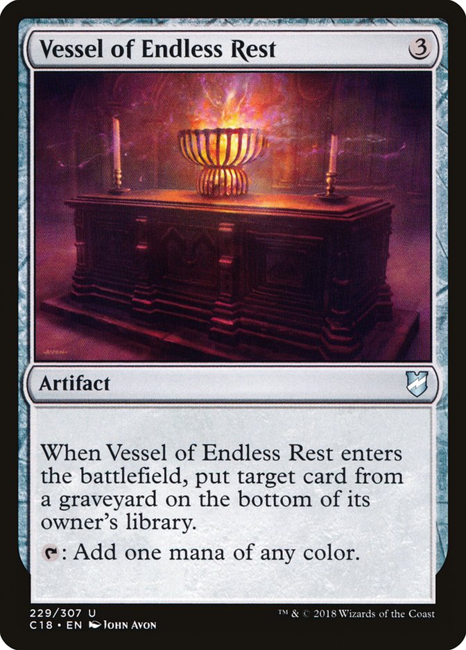 Vessel of Endless Rest [Commander 2018] | Golgari Games