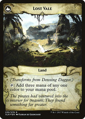Dowsing Dagger // Lost Vale [Ixalan Prerelease Promos] | Local Legends