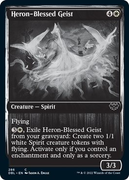 Heron-Blessed Geist [Innistrad: Double Feature] | Golgari Games