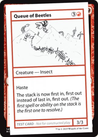 Queue of Beetles (2021 Edition) [Mystery Booster Playtest Cards] | Golgari Games