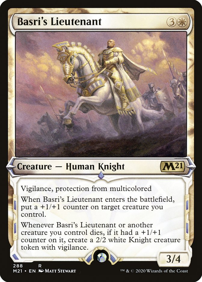 Basri's Lieutenant (Showcase) [Core Set 2021] | Golgari Games