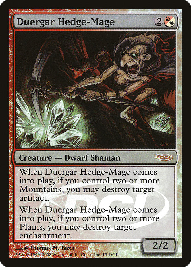 Duergar Hedge-Mage [Gateway 2008] | Golgari Games