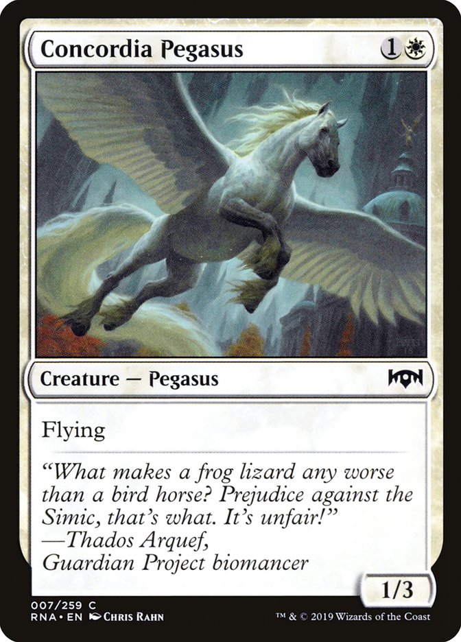 Concordia Pegasus [Ravnica Allegiance] | Golgari Games