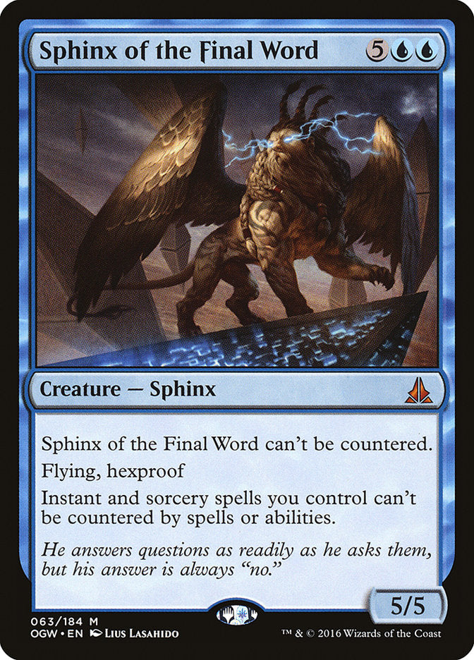 Sphinx of the Final Word [Oath of the Gatewatch] | Local Legends