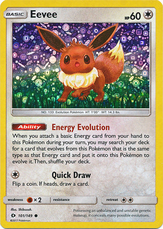 Eevee (101/149) (General Mills Promo) [Sun & Moon: Base Set] | Golgari Games