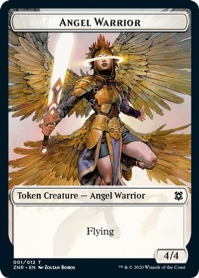 Angel Warrior // Shark Double-sided Token [Challenger Decks 2021 Tokens] | Golgari Games