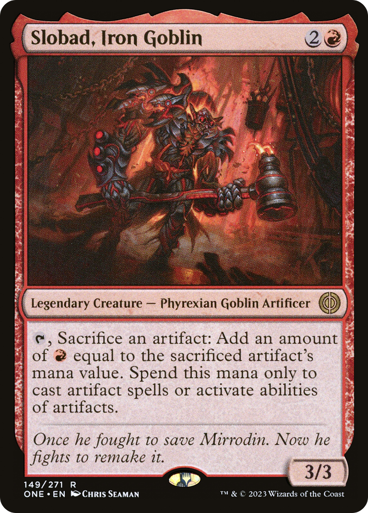 Slobad, Iron Goblin [Phyrexia: All Will Be One] | Golgari Games