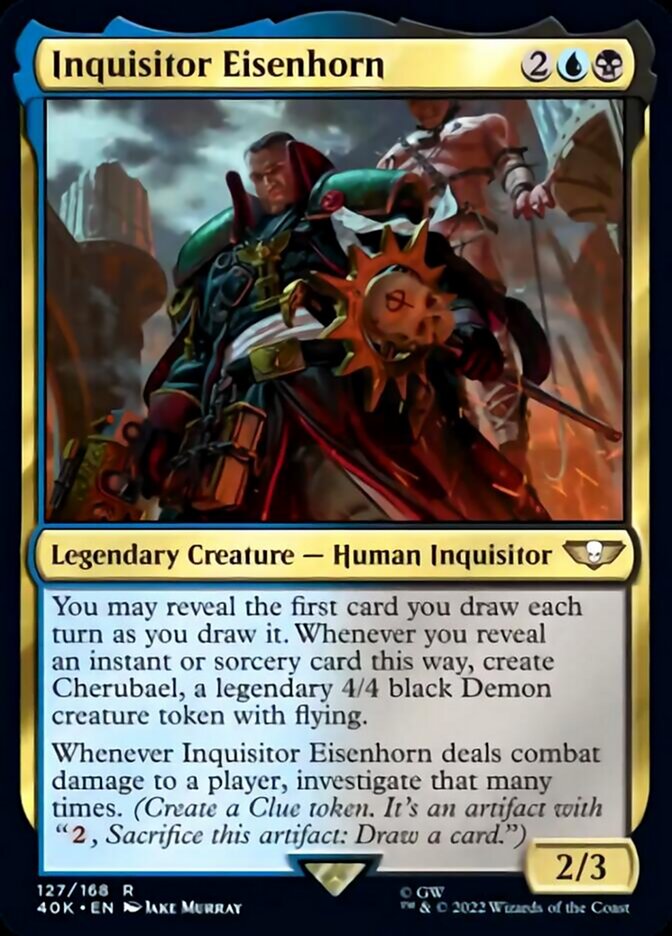 Inquisitor Eisenhorn (Surge Foil) [Universes Beyond: Warhammer 40,000] | Local Legends