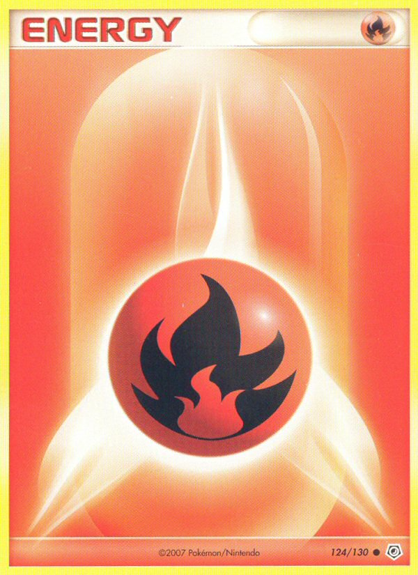 Fire Energy (124/130) [Diamond & Pearl: Base Set] | Golgari Games