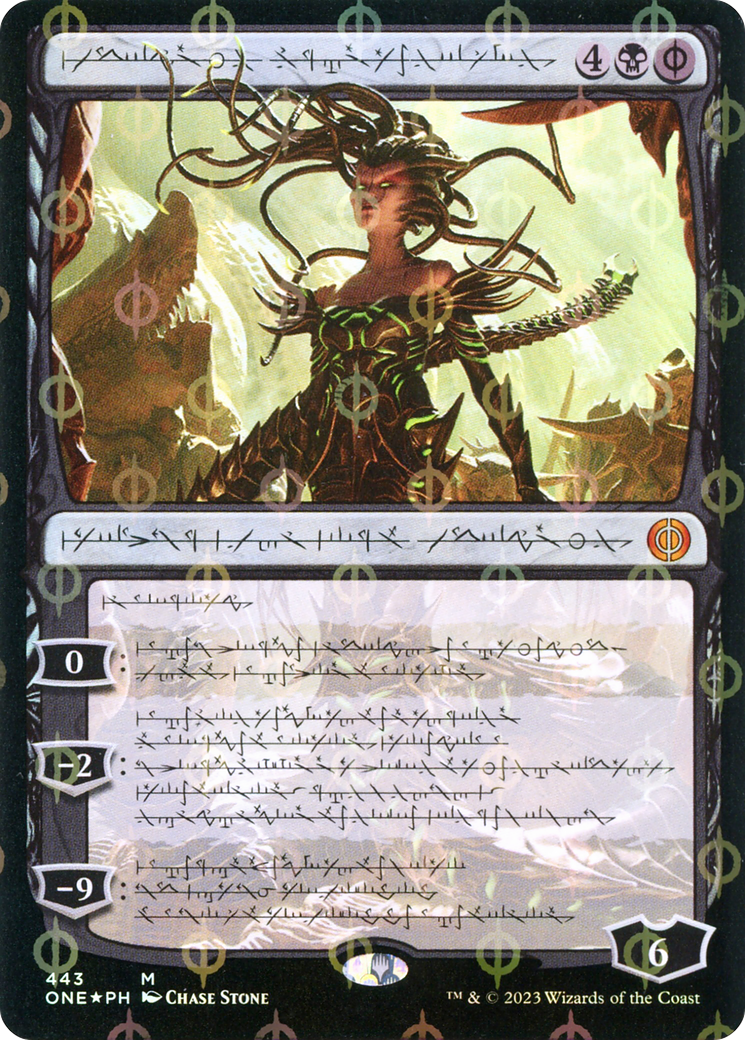 Vraska, Betrayal's Sting (Phyrexian Step-and-Compleat Foil) [Phyrexia: All Will Be One] | Golgari Games