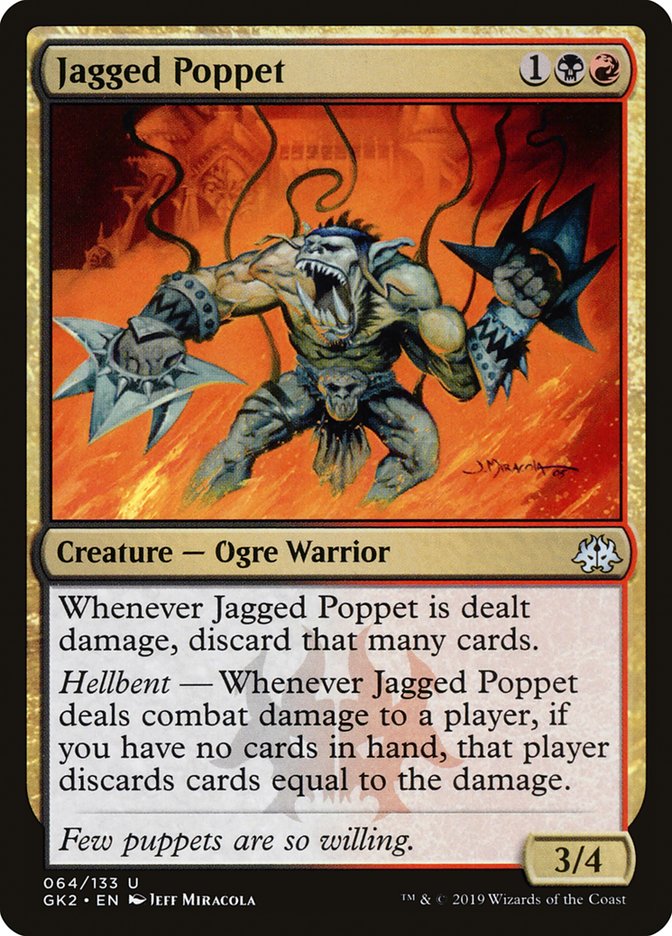 Jagged Poppet [Ravnica Allegiance Guild Kit] | Local Legends