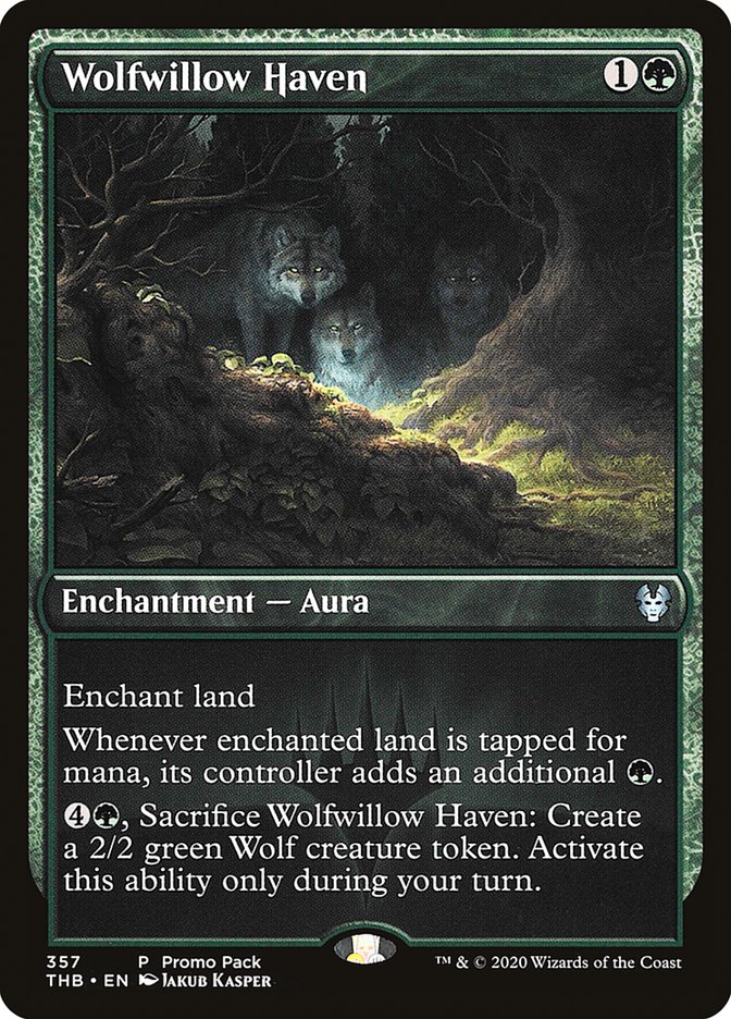Wolfwillow Haven (Promo Pack) [Theros Beyond Death Promos] | Local Legends