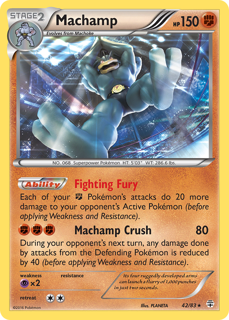 Machamp (42/83) [XY: Generations] | Golgari Games