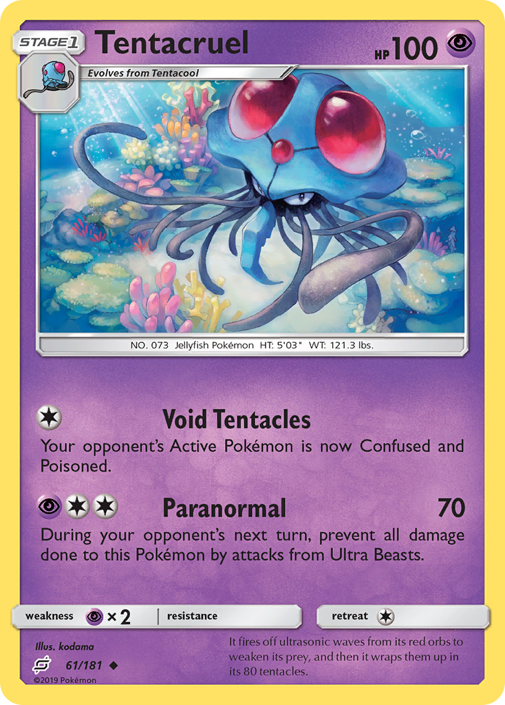 Tentacruel (61/181) [Sun & Moon: Team Up] | Golgari Games