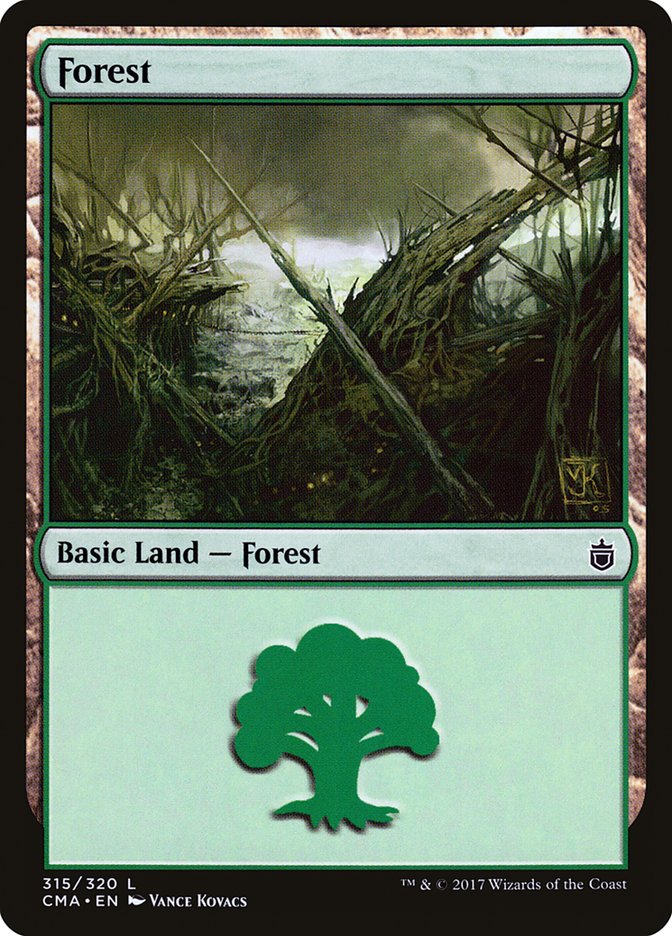 Forest (315) [Commander Anthology] | Golgari Games