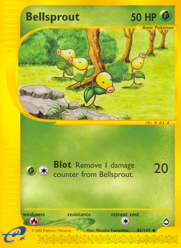 Bellsprout (45/147) [Aquapolis] | Golgari Games