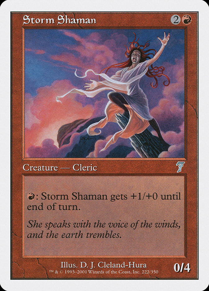 Storm Shaman [Seventh Edition] | Golgari Games