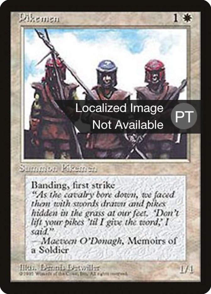 Pikemen [Fourth Edition (Foreign Black Border)] | Local Legends