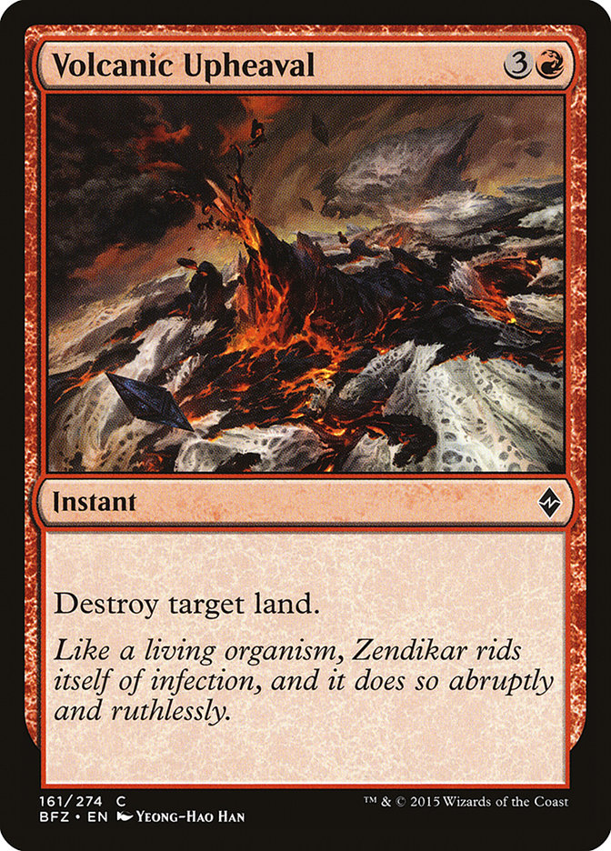 Volcanic Upheaval [Battle for Zendikar] | Local Legends
