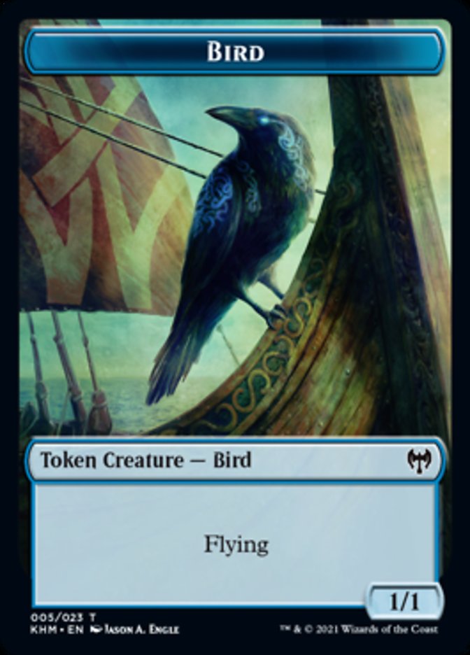 Bird Token [Kaldheim Tokens] | Golgari Games