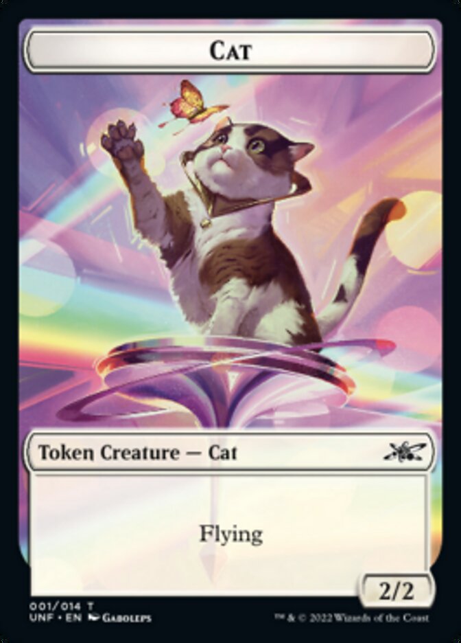 Cat Token [Unfinity Tokens] | Golgari Games