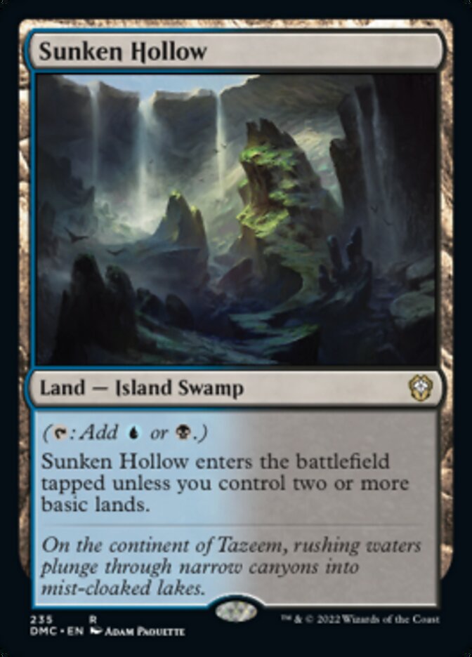 Sunken Hollow [Dominaria United Commander] | Local Legends