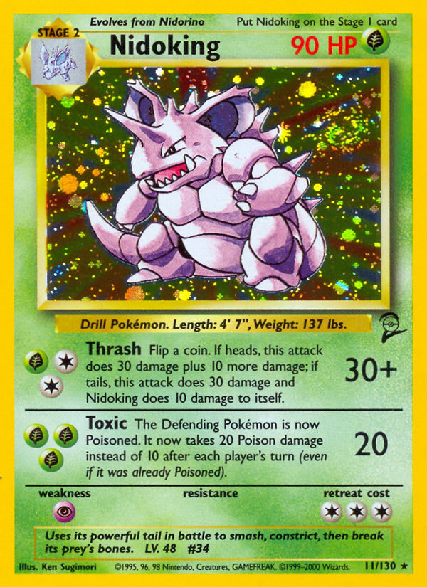 Nidoking (11/130) [Base Set 2] | Golgari Games