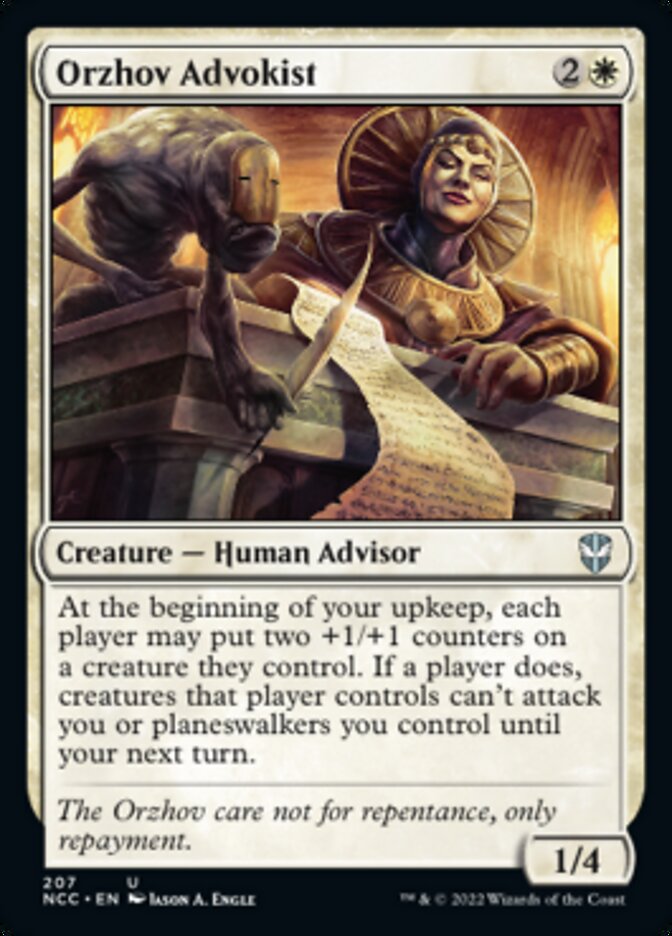 Orzhov Advokist [Streets of New Capenna Commander] | Local Legends