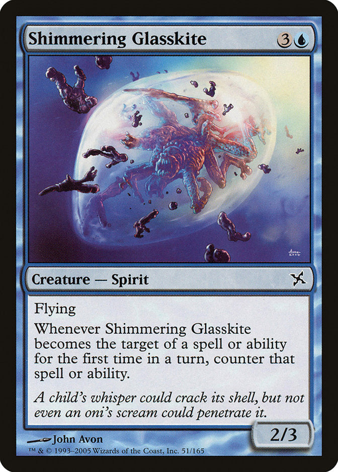 Shimmering Glasskite [Betrayers of Kamigawa] | Golgari Games