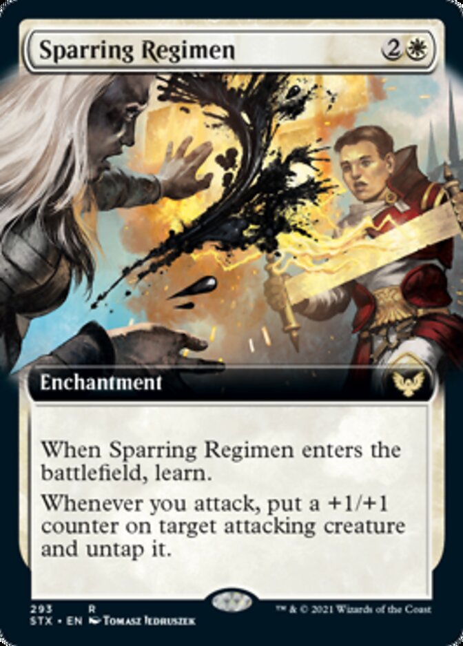 Sparring Regimen (Extended Art) [Strixhaven: School of Mages] | Local Legends