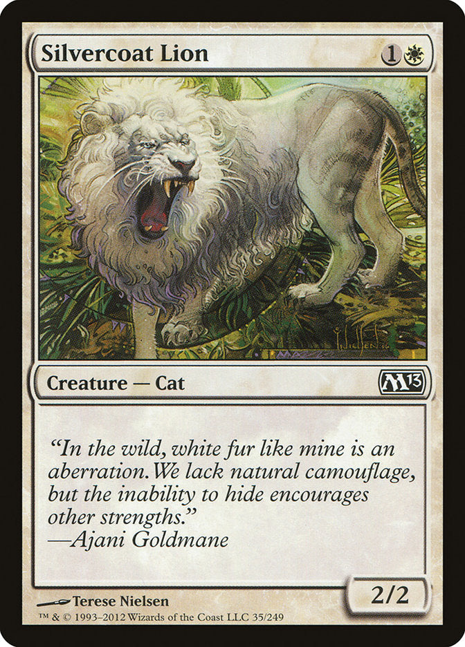 Silvercoat Lion [Magic 2013] | Golgari Games