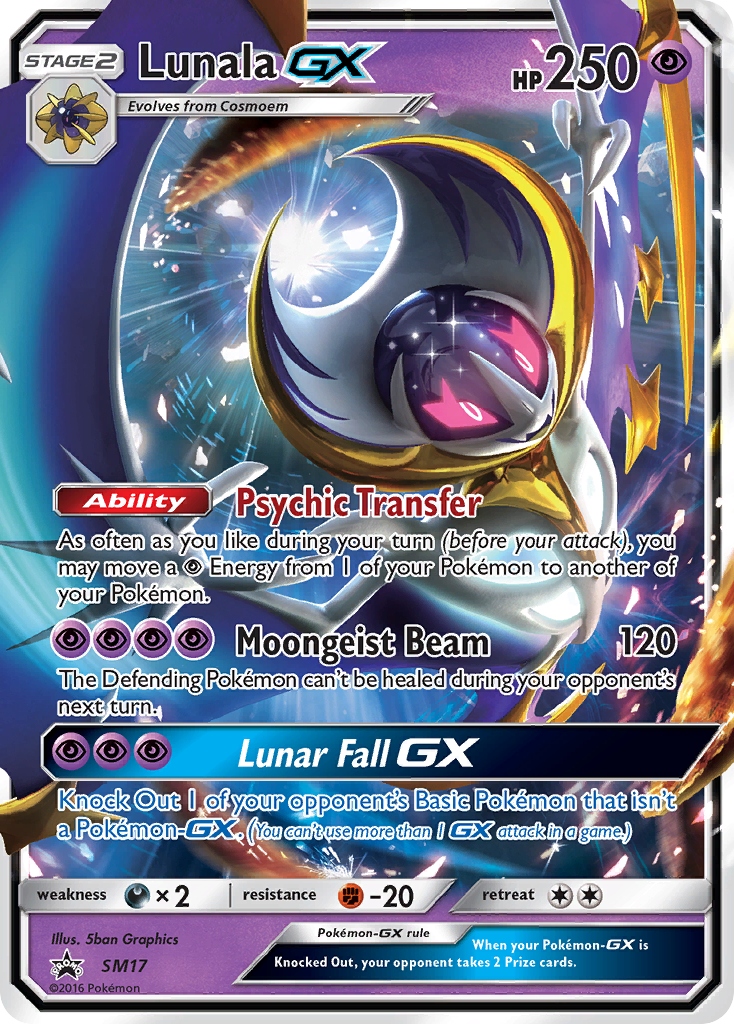 Lunala GX (SM17) [Sun & Moon: Black Star Promos] | Local Legends