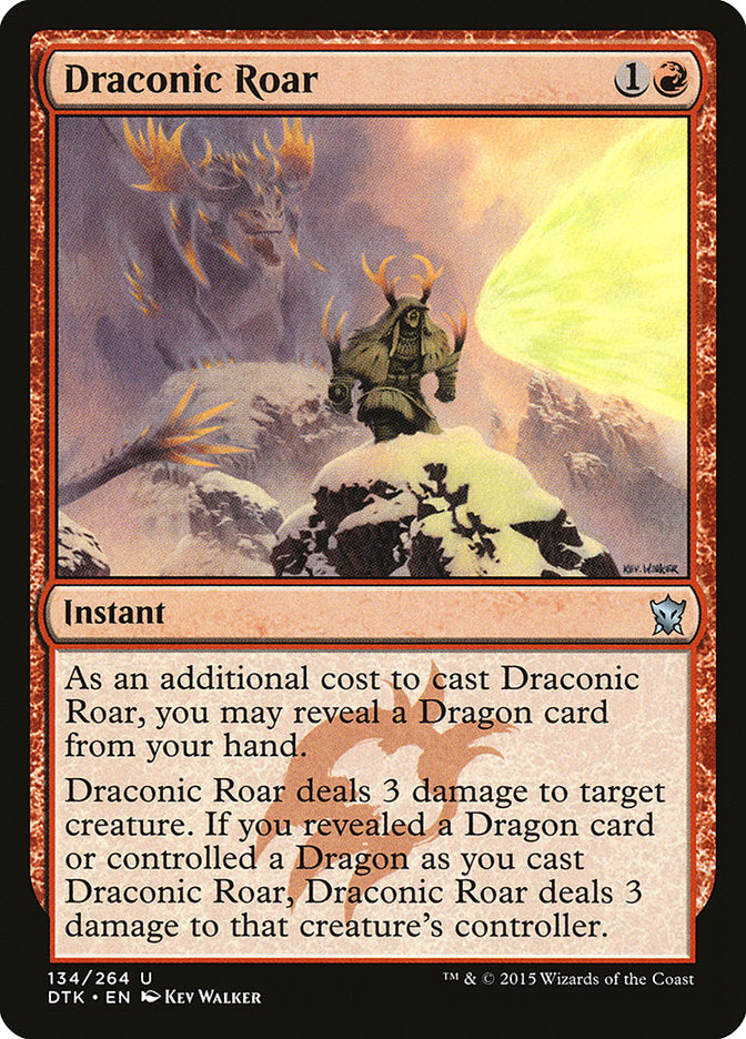 Draconic Roar [Dragons of Tarkir] | Golgari Games