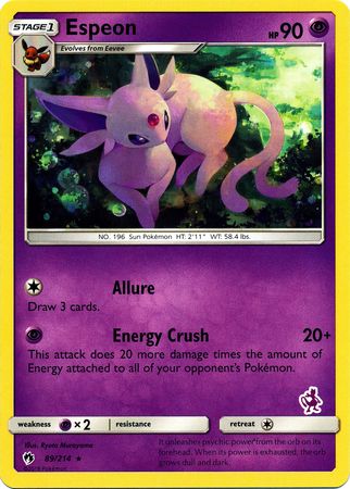 Espeon (89/214) (Mewtwo Deck) [Battle Academy 2020] | Golgari Games