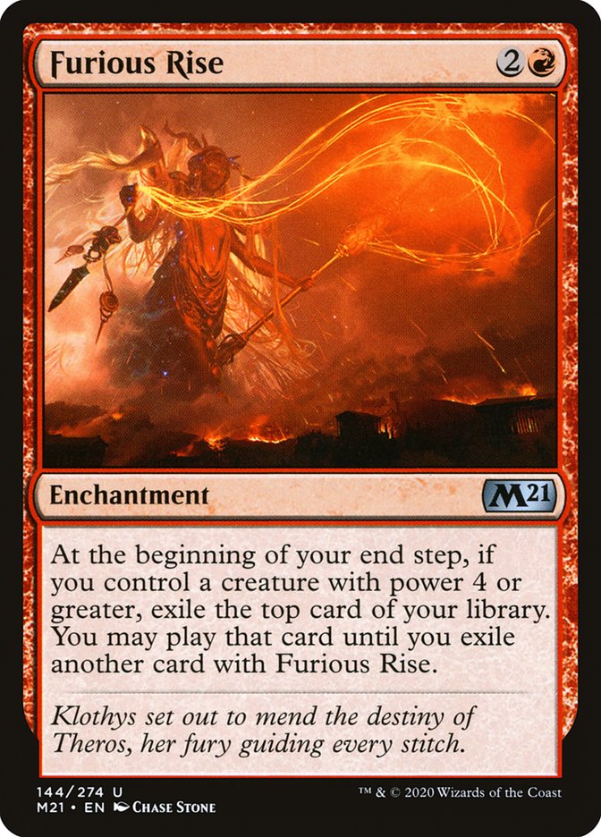 Furious Rise [Core Set 2021] | Local Legends