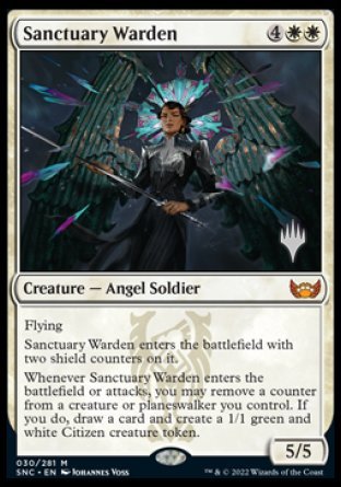 Sanctuary Warden (Promo Pack) [Streets of New Capenna Promos] | Golgari Games